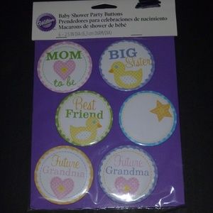 Gender Reveal/Baby Shower Buttons-Maternity